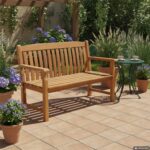 VESTIAMO CASA GIARDINO - Panchina da Giardino in Legno di Acacia - h90x140x63,5 cm - immagine 2