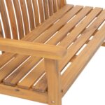 VESTIAMO CASA GIARDINO - Panchina da Giardino in Legno di Acacia - h90x140x63,5 cm - immagine 4