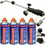 Bruciatore Diserbante Termico a Gas con 4 Cartucce