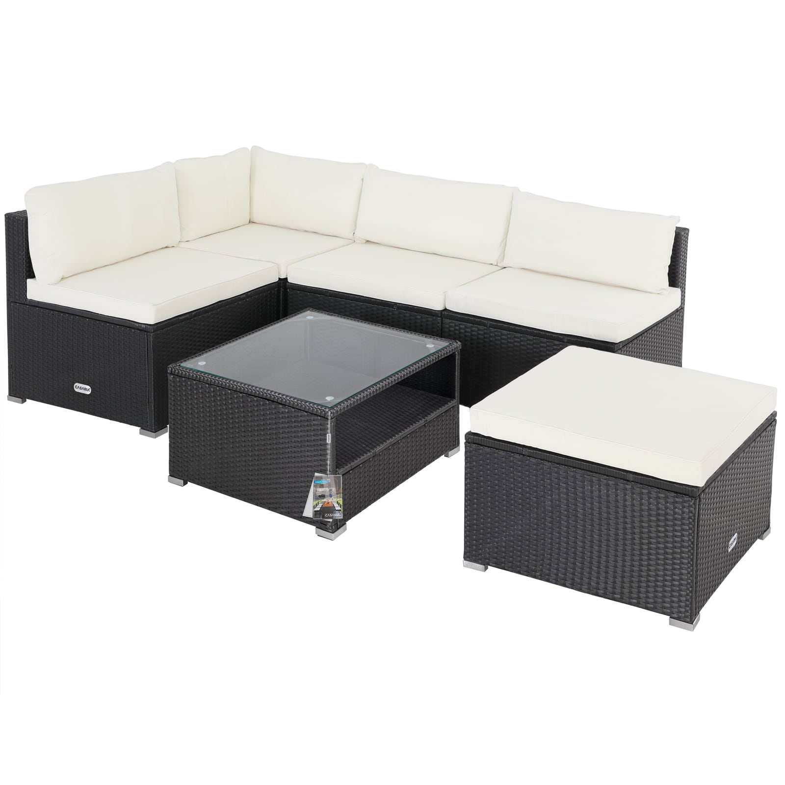 76129e7f8b121210b61f97ffea5585c4_a-de-995176g5-1-.jpg Salotto da giardino 16 pz nero-crema polyrattan - immagine 1