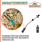 Bruciatore Diserbante Termico a Gas con 4 Cartucce - immagine 3