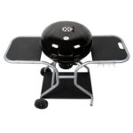GUSTO CASA - Barbecue a Carbone con Coperchio Smaltato e Griglie in Acciaio Cromato - h95x133x64 cm - immagine 3