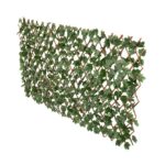 VESTIAMO CASA GIARDINO - Siepe Artificiale Estensibile con Foglie h90x180 cm - immagine 4
