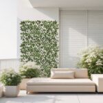 VESTIAMO CASA GIARDINO - Siepe Artificiale Estensibile Foglie di Mirto Cerato h90x180 cm - immagine 5