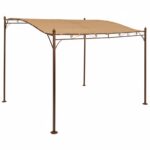 VESTIAMO CASA GIARDINO - Gazebo Veranda con telo Camel 2,5x3 metri