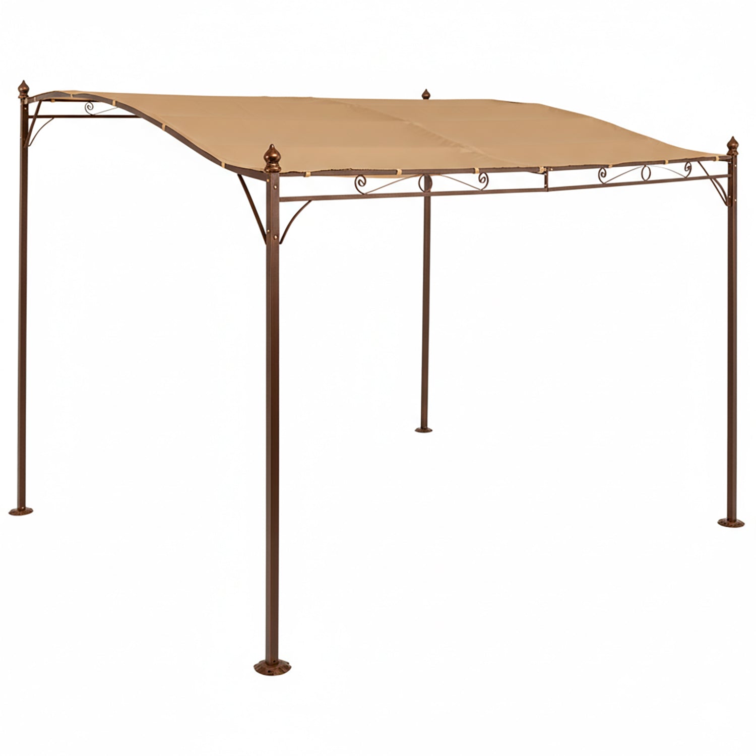 796517B-01.jpg VESTIAMO CASA GIARDINO - Gazebo Veranda con telo Camel 2,5x3 metri - immagine 1
