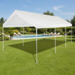 VESTIAMO CASA GIARDINO - Gazebo da Giardino Bianco 3x6 metri - immagine 2