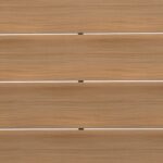 VESTIAMO CASA GIARDINO - Set da giardino 7 pezzi Tavolo con 6 Sedie struttura in Acciaio Effetto Legno e Top in Polywood - immagine 5