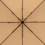 VESTIAMO CASA GIARDINO - Ombrellone Quadrato con carrucola Camel - h250x250x250 cm - immagine 5
