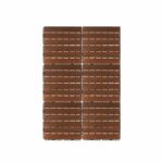 VESTIAMO CASA GIARDINO - Set 6 mattonelle in legno di Acacia Scuro 30x30cm - immagine 3