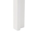 VESTIAMO CASA GIARDINO - Tavolo da giardino allungabile in acciaio con Doghe Effetto Legno - h76x180/240x89,5 cm - immagine 5
