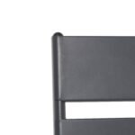 VESTIAMO CASA GIARDINO - Sedia Pieghevole in Acciaio Grigia h81x52x46 cm - immagine 6