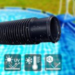 Tubo per piscina nero Ø32mm x 10m - immagine 4