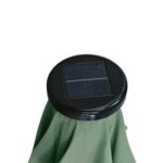 VESTIAMO CASA GIARDINO - Ombrellone da giardino con 32 LED e Pannello Solare Verde diametro 3 metri - immagine 4