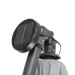 VESTIAMO CASA GIARDINO - Ombrellone da giardino Decentrato con 32 LED e Pannello Solare Grigio diametro 3 metri - immagine 4