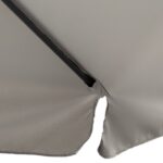 VESTIAMO CASA GIARDINO - Ombrellone da Giardino Grigio con Carrucola 3x3 metri - immagine 5