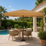 VESTIAMO CASA GIARDINO - Ombrellone da Giardino Camel con Carrucola 3x3 metri - immagine 2