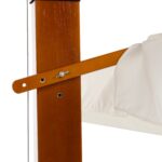 VESTIAMO CASA GIARDINO - Ombrellone Rettangolare a lampada Ècru 3x4 metri - immagine 5
