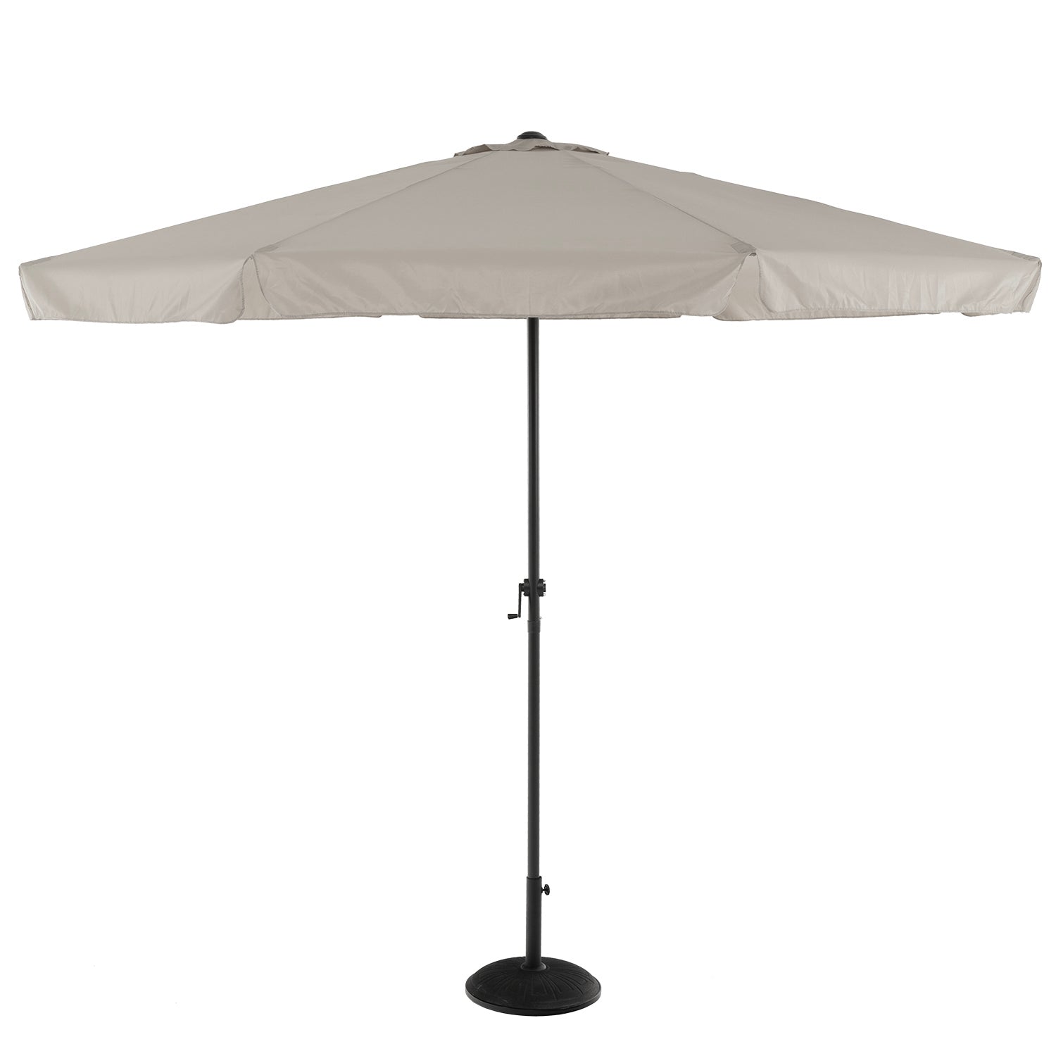 804516_1.jpg VESTIAMO CASA GIARDINO - Ombrellone da giardino Grigio con falda e carrucola diametro 3 metri - immagine 1