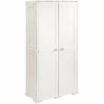 TONTARELLI - Armadio Simplex 2 ante color panna - h164x79x43 cm