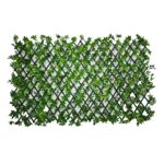 VESTIAMO CASA GIARDINO - Siepe Artificiale Estensibile con foglie di Schefflera Verde h28x280 cm
