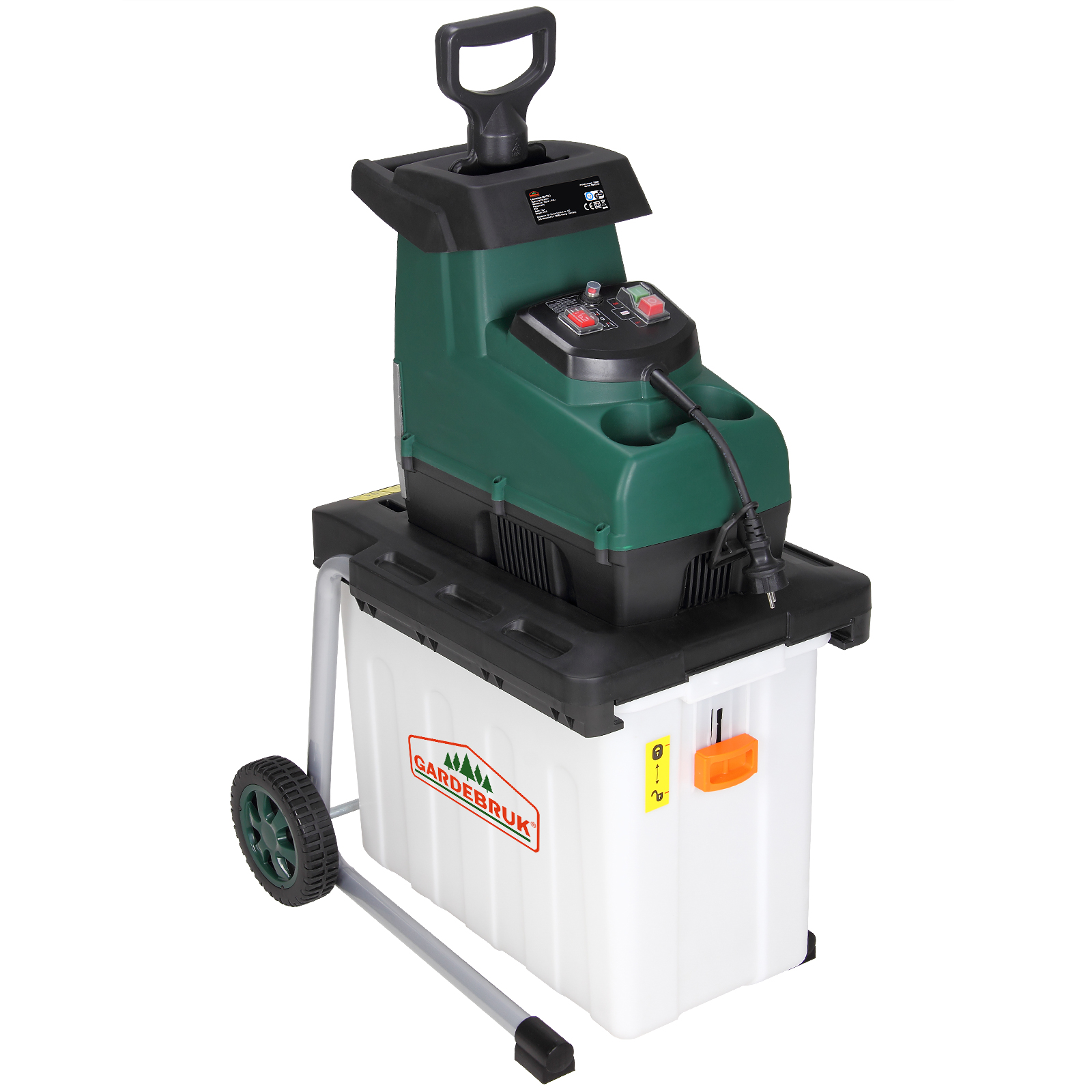 8d2f9d3b20d634935b62e4c9c2c0c146_a-de-106535g1-1-1.jpg Biotrituratore silenzioso 2800W con sacco raccolta 60L - immagine 1