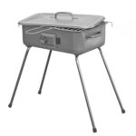 FILCASALINGHI - Barbecue Pic-nic a Carbone con Coperchio - h65x37x27 cm - immagine 2