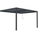 Windsor – pergola addossata 3 x 4 m antracite