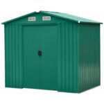 VERDELOOK - Casetta Box da Giardino Jardin in Lamiera Zincata - h206x236x174 cm