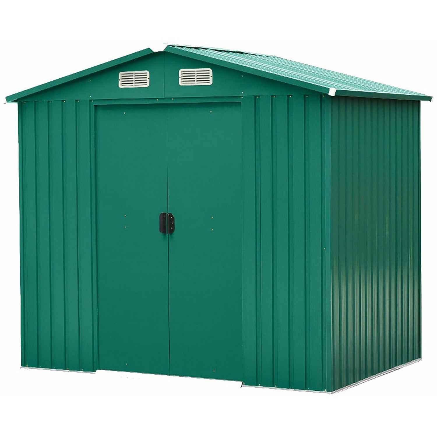 917720A_8e75ffae-a554-497f-afdd-796cb2172577.jpg VERDELOOK - Casetta Box da Giardino Jardin in Lamiera Zincata - h206x236x174 cm - immagine 1