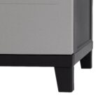 TOOMAX - Armadio Basso Prime Antracite Scuro/Grigio Tortora h88x66x40 cm - immagine 5