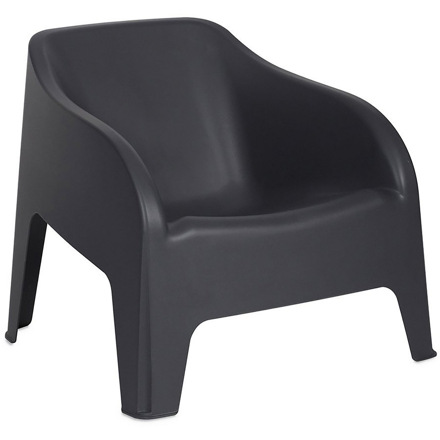 937180B.jpg TOOMAX - Poltrona da esterno Petra Antracite - h70x79x76,5 cm - immagine 1