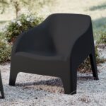 TOOMAX - Poltrona da esterno Petra Antracite - h70x79x76,5 cm - immagine 2