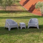TOOMAX - Poltrona Matera Grigio Tortora - h67x75,5x78,5 cm - immagine 2