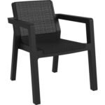 TOOMAX - Set da giardino Riviera 4 posti Antracite - immagine 4