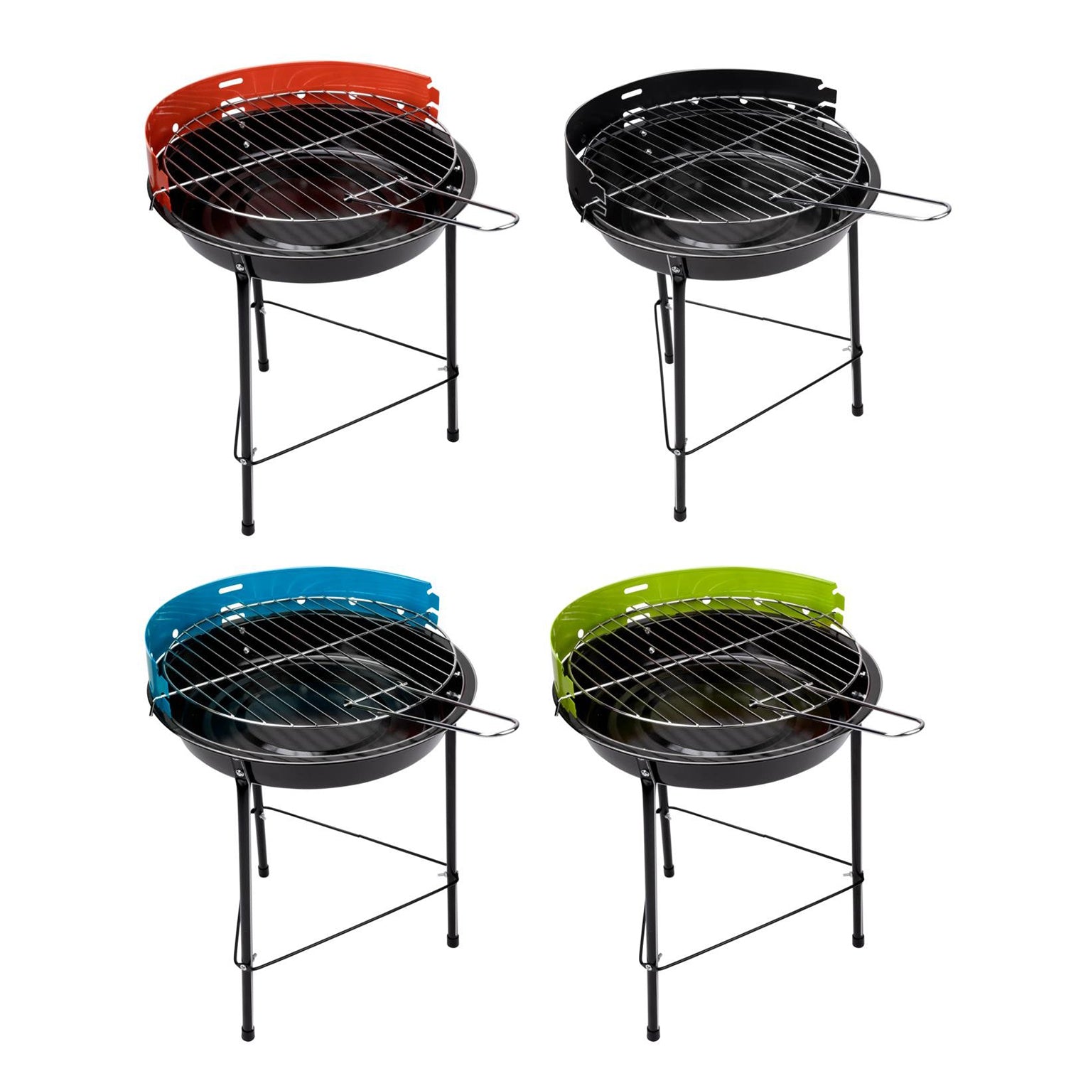 953126-01.jpg ALPINA - Barbecue a Carbone Tondo in Metallo diametro 33 cm - immagine 1