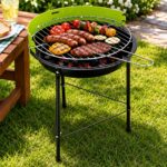 ALPINA - Barbecue a Carbone Tondo in Metallo diametro 33 cm - immagine 2