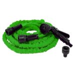 VESTIAMO CASA GIARDINO - Tubo Estensibile da Giardino con Pistola Multigetto - Estensione massima da 2,5 a 7,5 metri