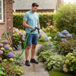 VESTIAMO CASA GIARDINO - Tubo Estensibile da Giardino con Pistola Multigetto - Estensione massima da 5 a 15 metri - immagine 2