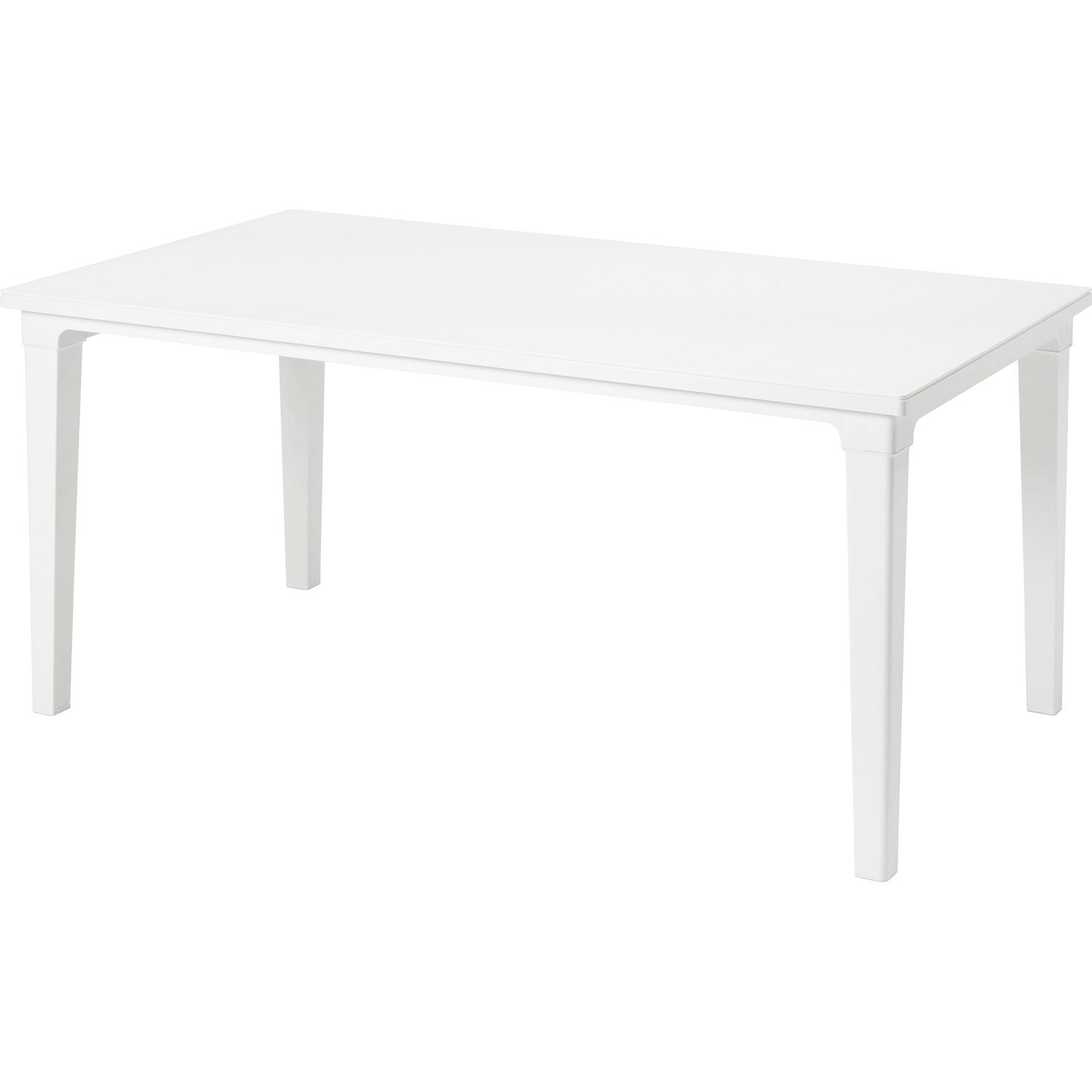 983537A.jpg KETER - Tavolo da giardino Futura Bianco con Finitura Effetto Legno - h75x165x95 cm - immagine 1