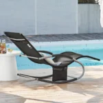 SoBuy OGS28x2 Lettino prendisole 2 set lettino da giardino borsa cuscino sedia a sdraio breezy per giardini, cortili, spiagge