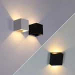 Lampada da Parete LED 6W/12W per Esterni Impermeabile IP65, Illuminazione Decorativa per Giardino e Interni, in Alluminio AC110V 220V