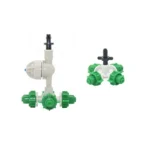 30 pezzi di irrigatori a nebulizzazione a croce per serre, ugelli a nebulizzazione anti-goccia da appendere per giardino, spruzzatore umidificante a atomizzazione