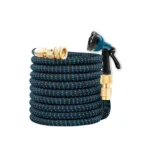 X-COTEC Tubo da Giardino Espandibile, Tubi Dell'acqua, Connettori da 1/2" e 3/4"，10 Ugelli Funzionali，15m/50FT， per l'irrigazione e la Pulizia del Giardino, il Lavaggio Dell'auto