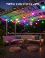 Govee Outdoor String Lights 2 – catena luminosa 30 m, 30 LED – dettaglio