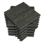 WOLTU 11 Pezzi Piastrelle per Pavimentazione a Incastro in WPC 30x30cm per Giardino e Terrazza 1m&sup2; Resistenti all'Acqua in Composito Legno-Plastica
