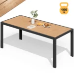 Tavolo da giardino in alluminio Devoko, resistente alle intemperie e al sole, ideale per picnic, feste di famiglia e celebrazioni.