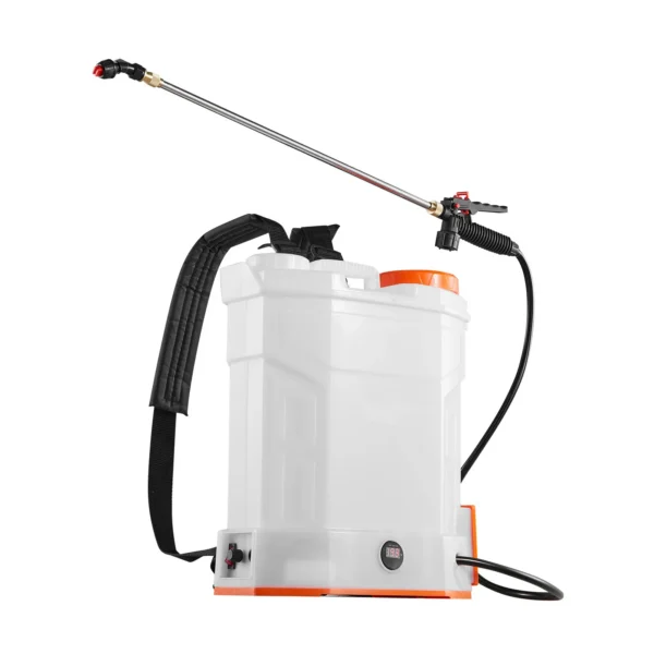 Spruzzatore a Zaino Elettrico SucceBuy a Batteria, Potente Spruzzatore Portatile Regolabile 0-90 PSI per Giardino