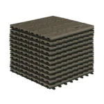WOLTU 11 Pezzi Piastrelle per Pavimentazione a Incastro in WPC 30x30cm per Giardino e Terrazza 1m&sup2; Resistenti all'Acqua in Composito Legno-Plastica