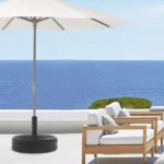 Base per portaombrelli in materiale HDPE di alta classe con protezione a cono interno, base per ombrellone riutilizzabile per proteggere il tuo ombrellone